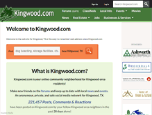 Tablet Screenshot of kingwood.com