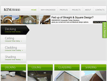 Tablet Screenshot of kingwood.com.au